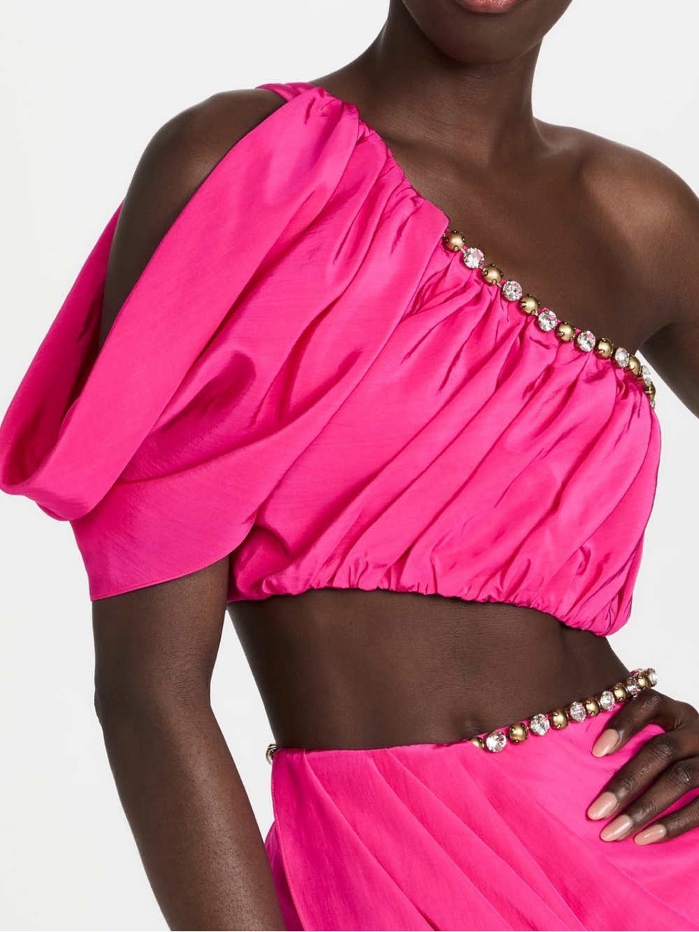 AREA Draped Asymmetric Top size 0
Measurements from size 0
Length: 15.25in / 3